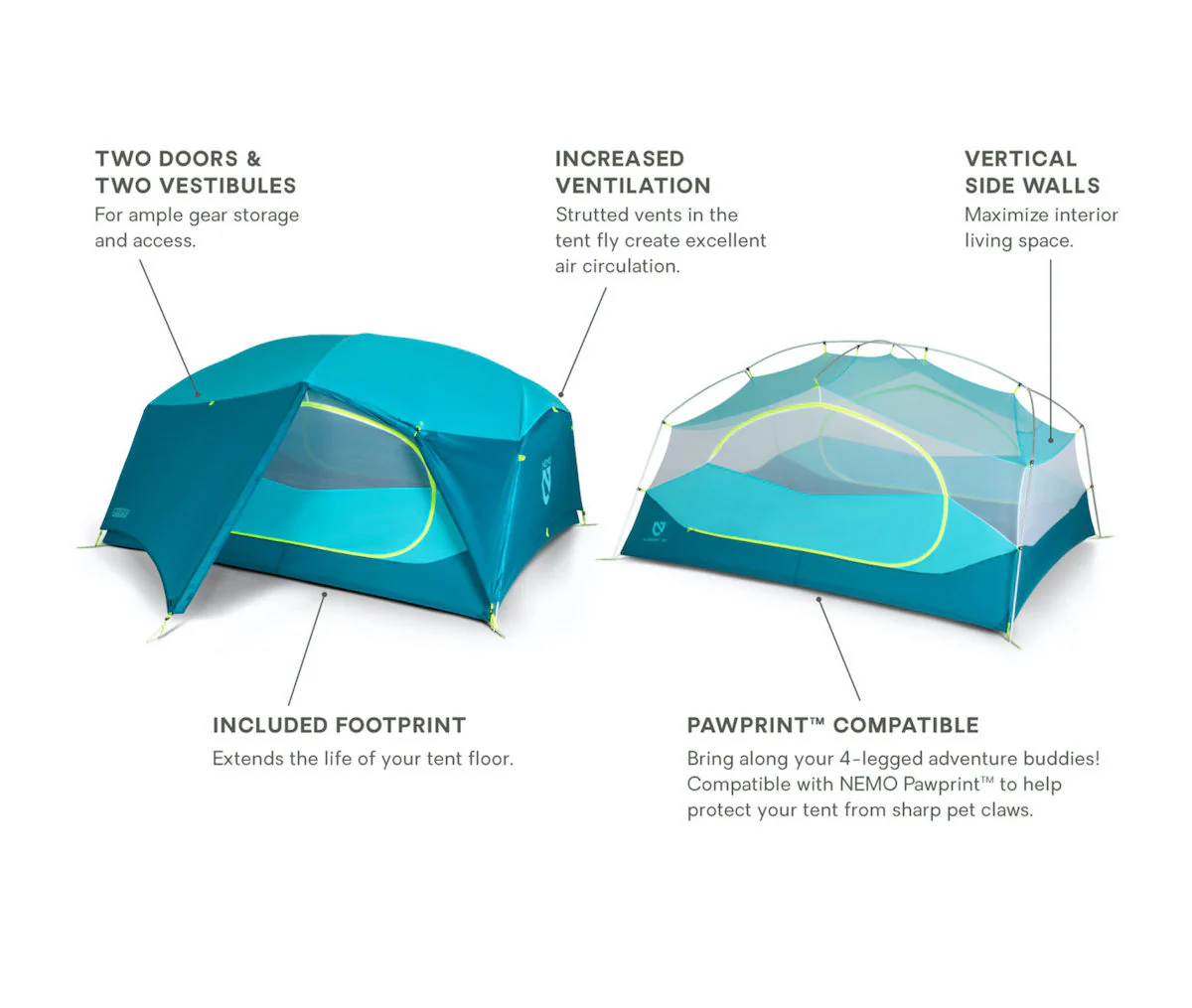 Aurora 3-Person Tent w/ Footprint - Image 6