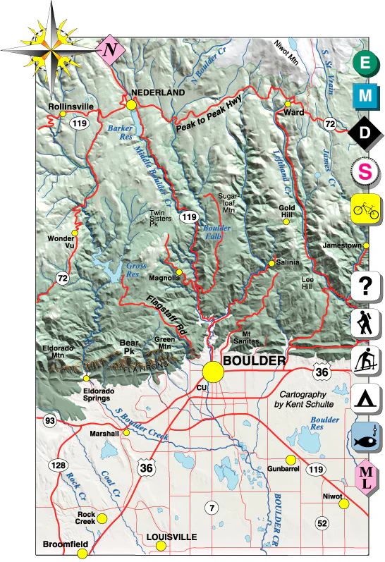 Boulder, Nederland, Flatiron, CO - 4th Edition - Image 2