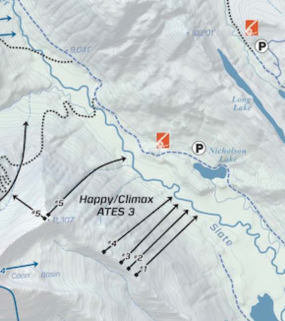 Crested Butte Backcountry Ski Map - Image 2