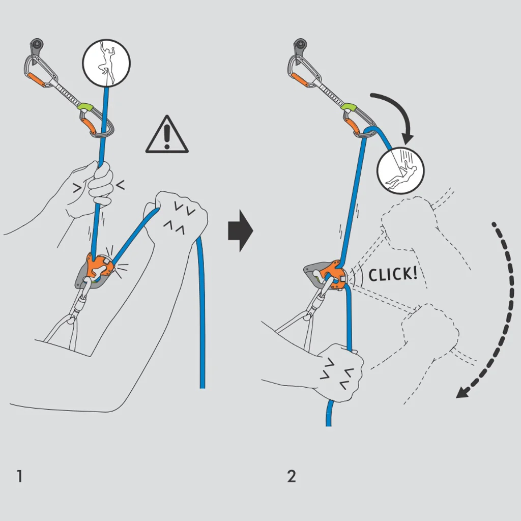Click-Up+ Belay Device with HMS Carabiner - Image 5
