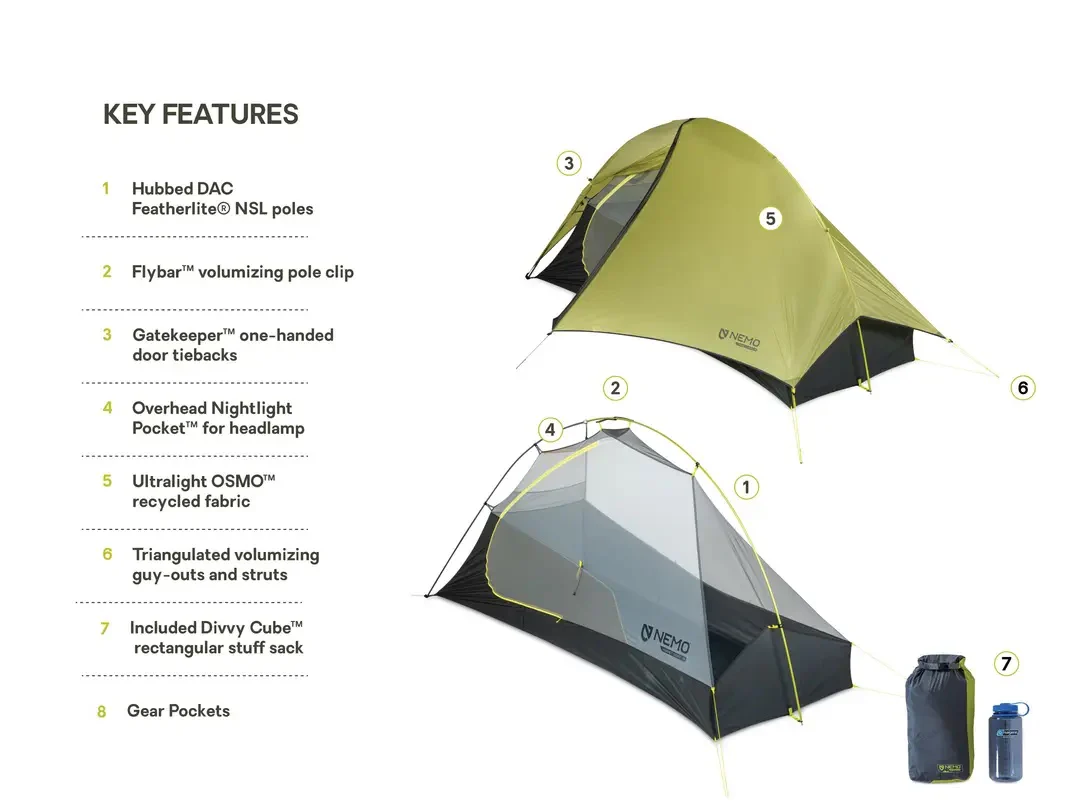 Hornet OSMO Ultralight Backpacking Tent - 1 Person - Image 8