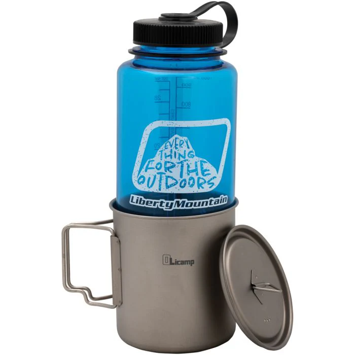 Space Saver Mug with Lid - Titanium 750 ml - Image 3