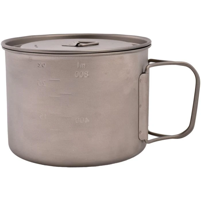 Space Saver Mug with Lid - Titanium 900 ml - Image 3