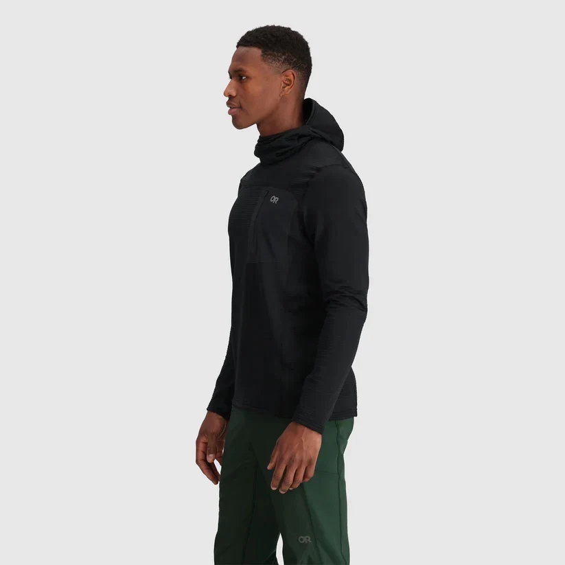 Vigor Grid Fleece Pullover Hoodie - Men's - Image 3