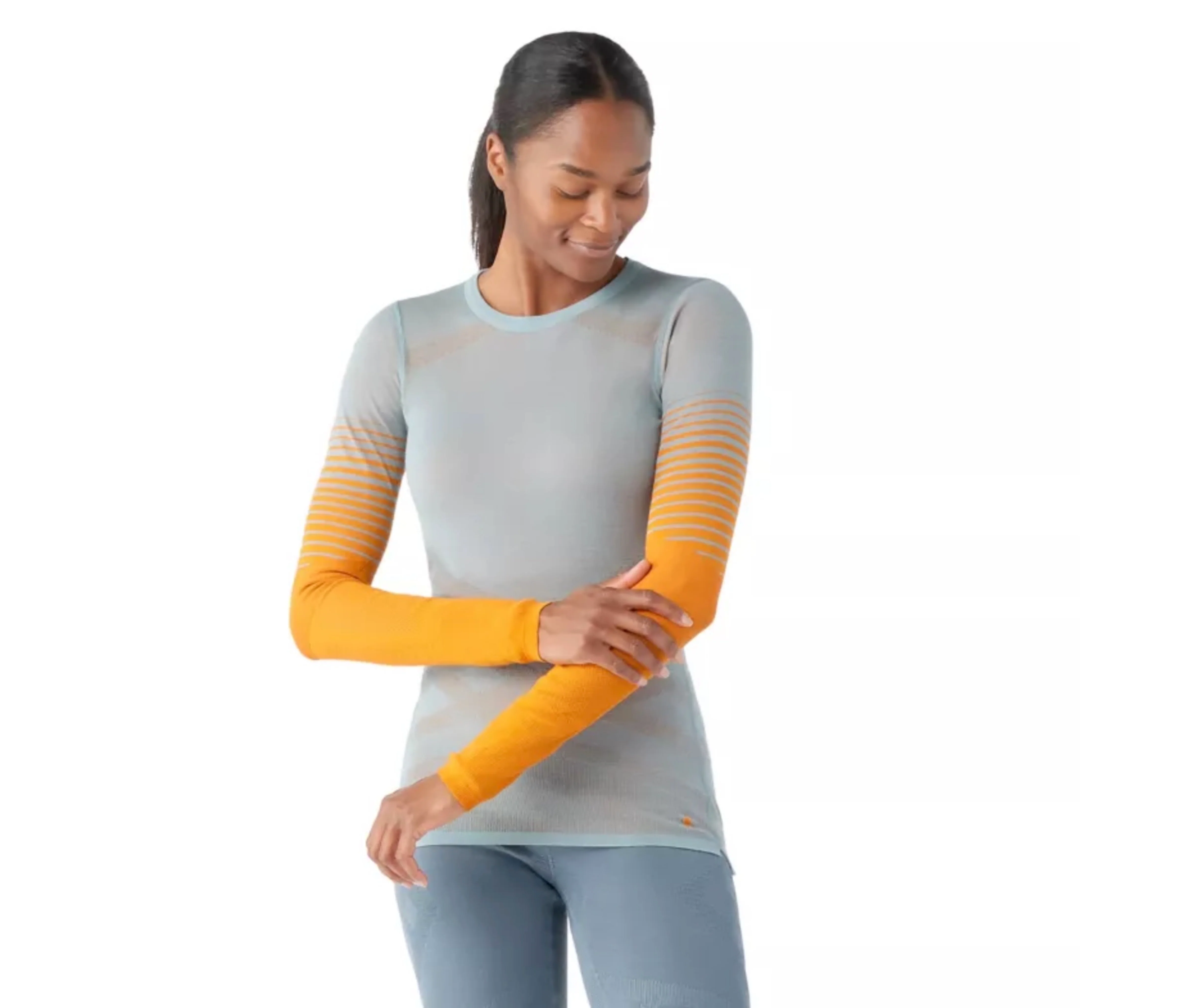 Intraknit Thermal Merino Base Layer Pattern Crew - Women's - Image 4