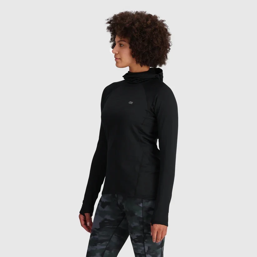 Vigor Grid Fleece Pullover Hoodie - Women's - Image 3